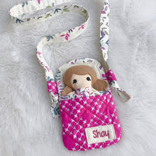 Load image into Gallery viewer, 'Carry Me with You' - dolly and bed/bag set (Custom Order)