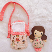 Load image into Gallery viewer, 'Carry Me with You' - dolly and bed/bag set (Custom Order)