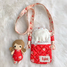 Load image into Gallery viewer, 'Carry Me with You' - dolly and bed/bag set (Custom Order)