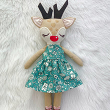 Load image into Gallery viewer, Sweet Reindeer Doll Christmas Dresses