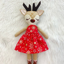 Load image into Gallery viewer, Sweet Reindeer Doll Christmas Dresses