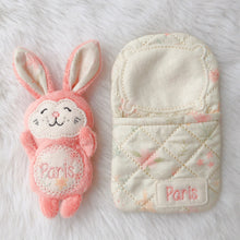 Load image into Gallery viewer, Pocket bunny and sleeping bag